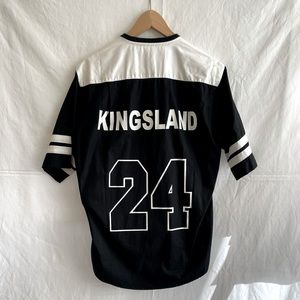 CASELY-HAYFORD🖤 Kingsland Letterman Tee button down